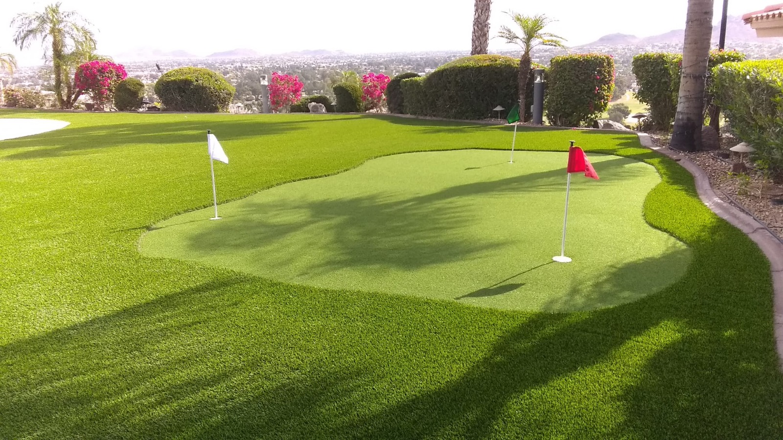 Artificial Turf Backyard Putting Green